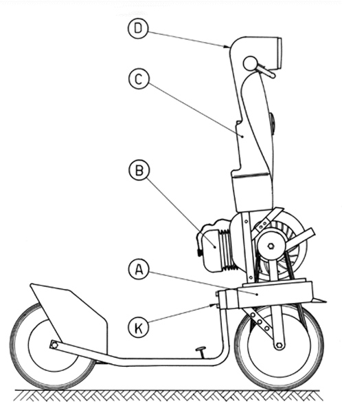 Esempio di disegno tecnico per brevetto - Motorino